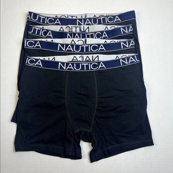 Nautica STRETCH PERFORMANCE BOXER BRIEFS, 4-PACK size Large, new - Picture 1 of 2